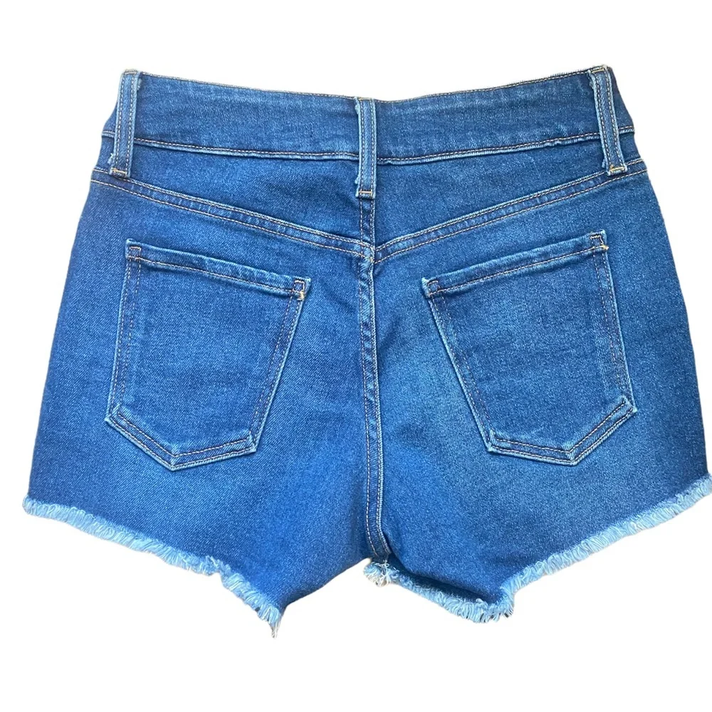 Just Black Denim Jean Shorts made in USA 26
